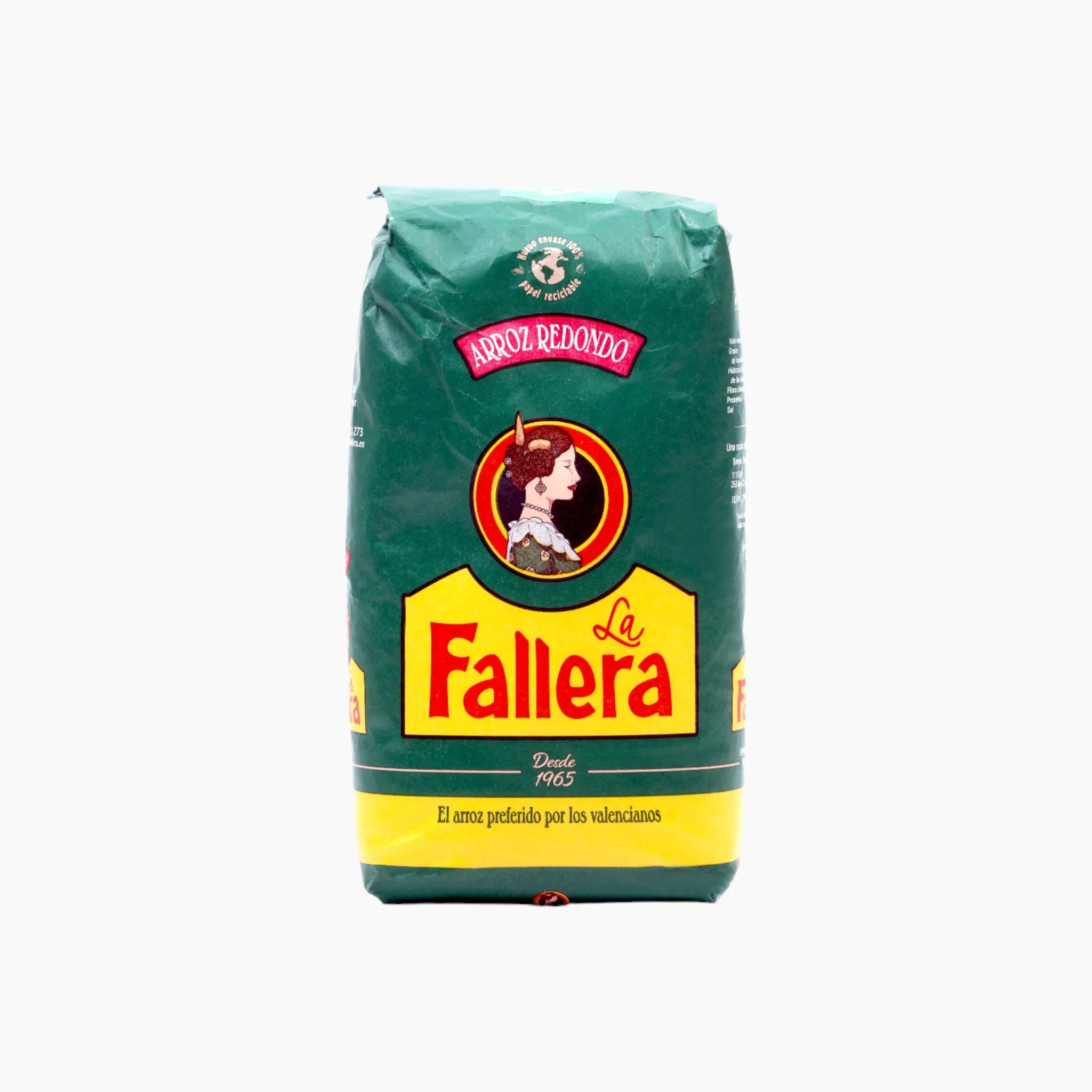 La Fallera Arroz Redondo 1kg package