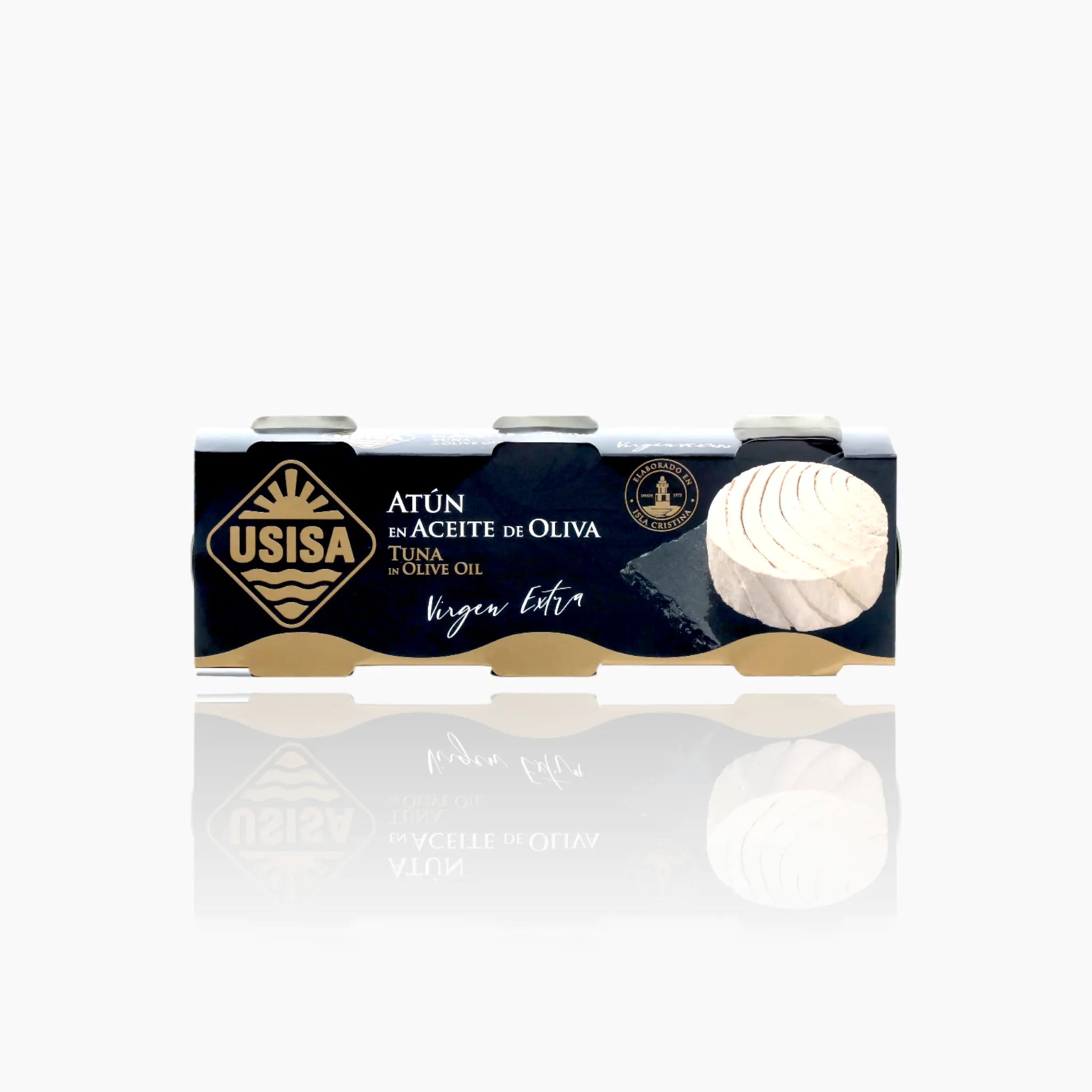 Laupraal Usisa Tuna in Olive Oil 3x80g Pack - Premium Spanish canned tuna multi-pack.