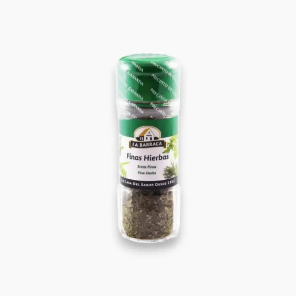 La Barraca Fine Herbs 11g in a shaker bottle