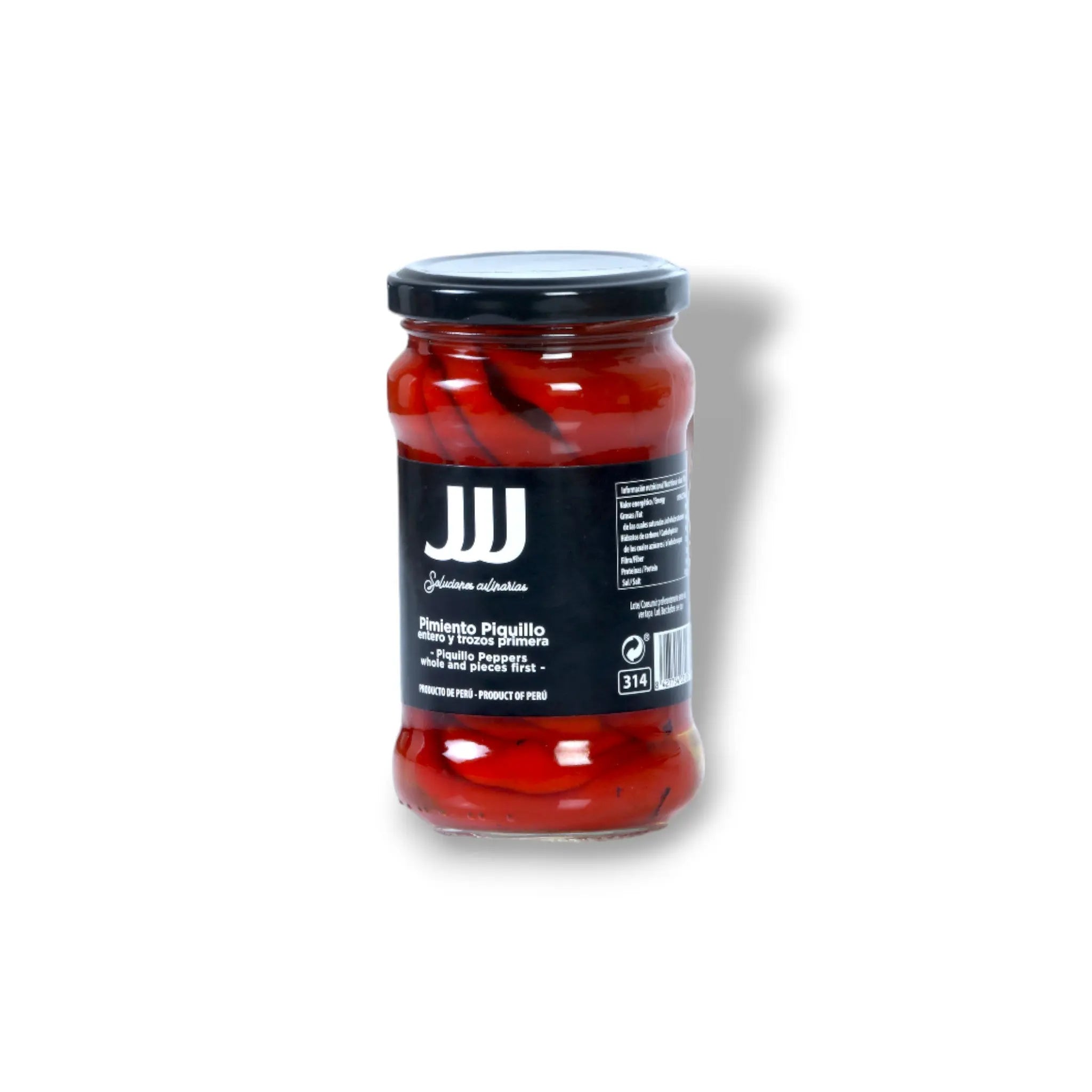 JJJ premium piquillo peppers in 290g jar