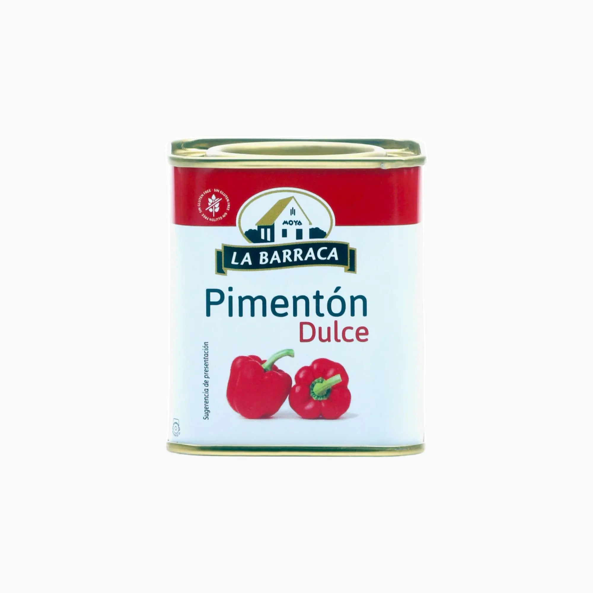 Premium sweet paprika (pimentón dulce) in a 75g container from La Barraca