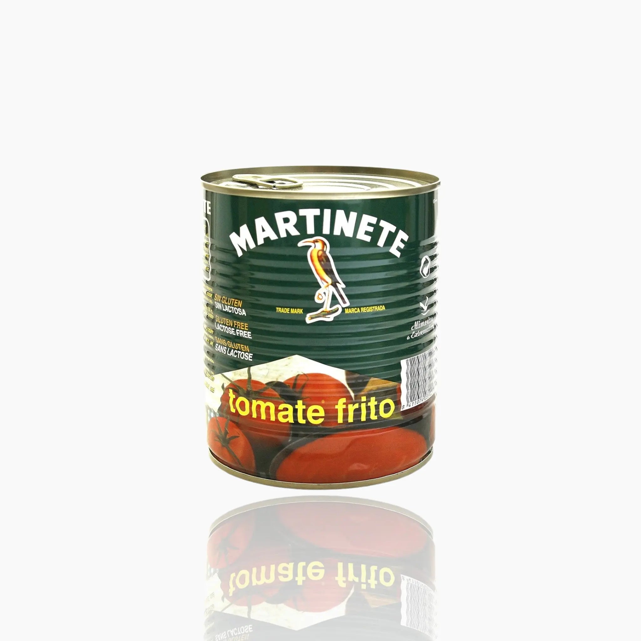 A can of Martinete traditional fried tomato sauce in a 425g tin.