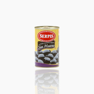 Serpis Pitted Black Olives 300g