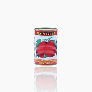 Martinete Whole Peeled Tomatoes 400g - Can of premium-quality peeled tomatoes