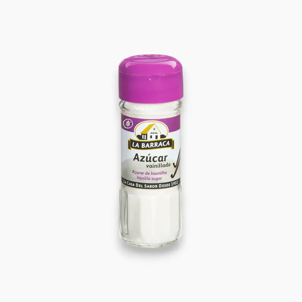 La Barraca Vanilla Sugar 42g in a shaker bottle.