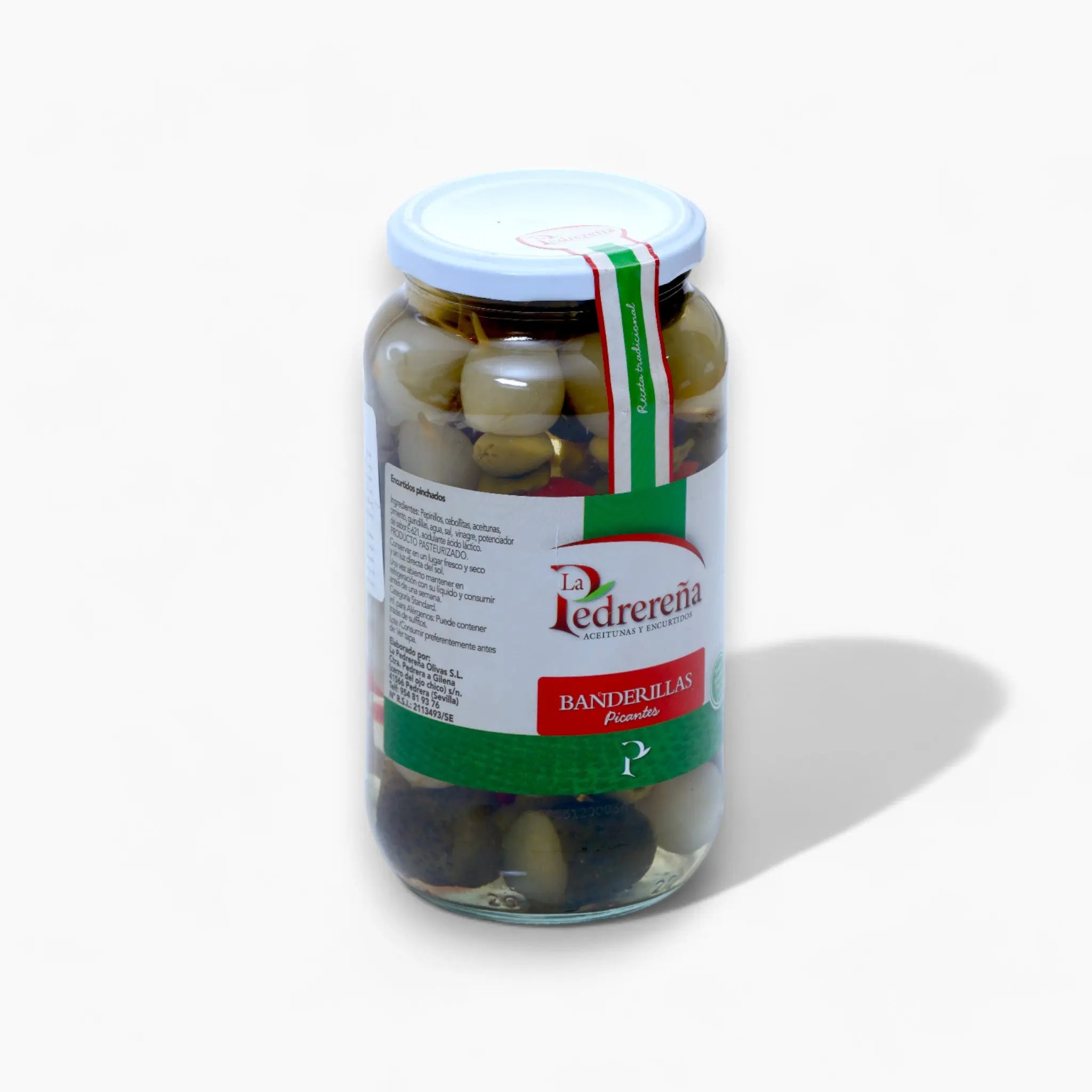 La Pedrereña premium banderillas picantes in 940g jar